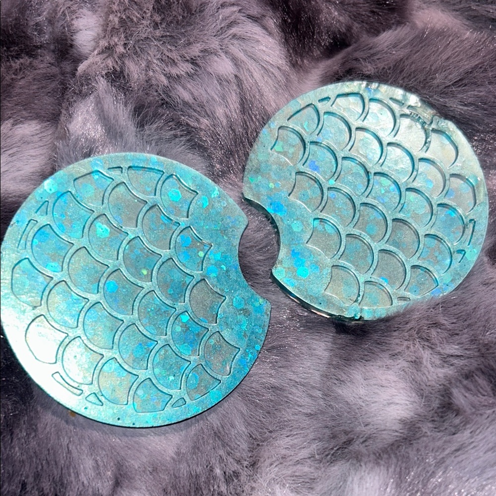 Mermaid Scale Coasters
